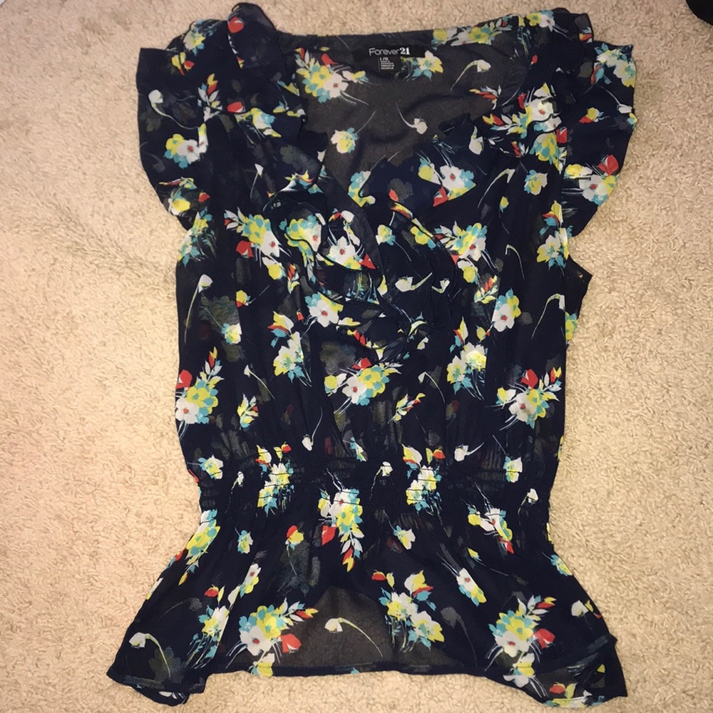 Blue Forever 21 top
